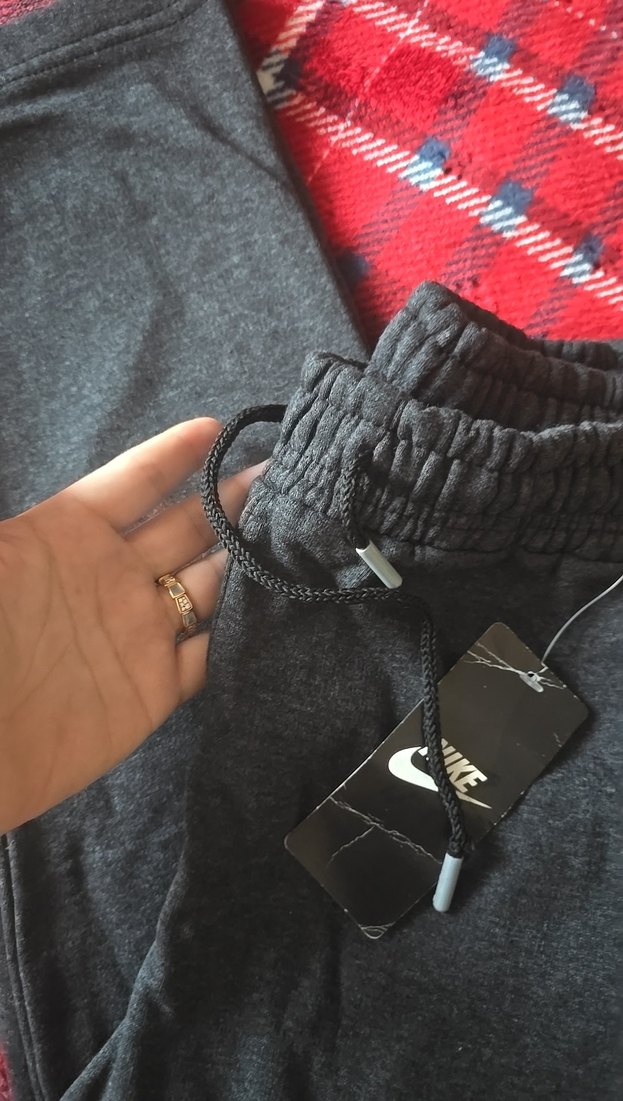 Nike Gri Fermuarlı Erkek Eşofman Altı - Görsel 3