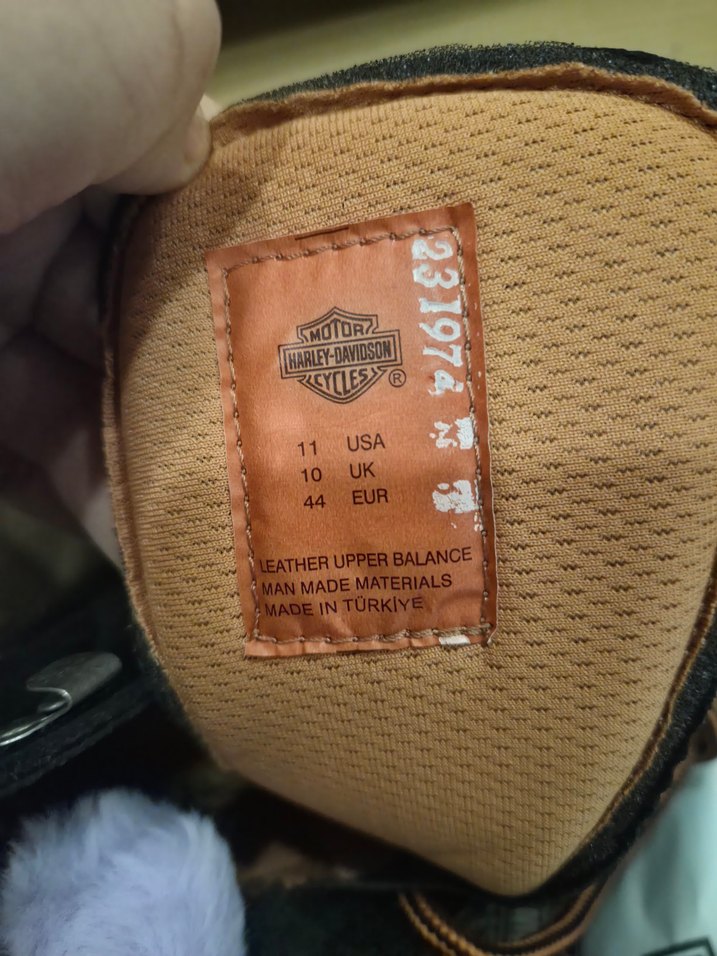 orjinal Harley Davıdson 44 numara bot - Görsel 5