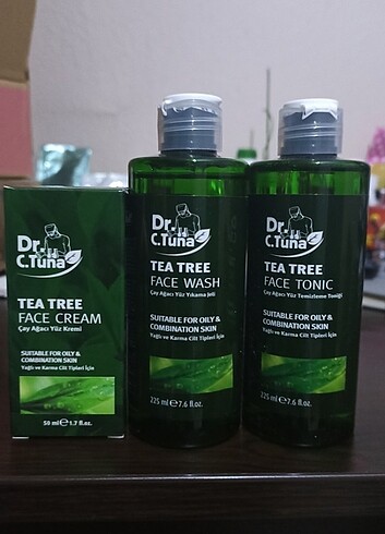 Farmasi çay ağacı tonik yüz kremi yüz yıkama Jeli 