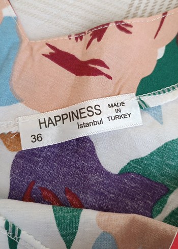Happiness çiçekli elbise