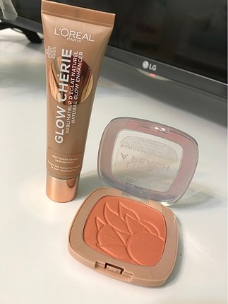 Loreal peach allık ve aydınlatıcı krem