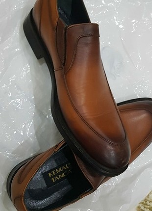Kahverengi deri erkek ayakkabısı