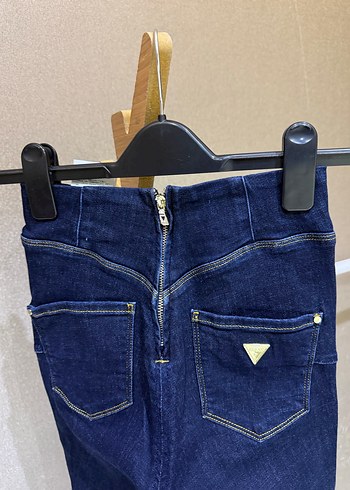 Guess Düğmeli Lacivert Kadın Skinny Jean