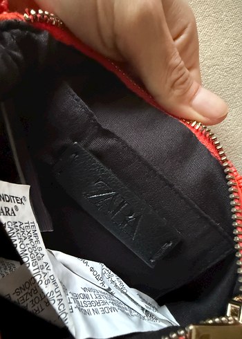 Zara Boncuk İşlemeli Örgü El Çantası