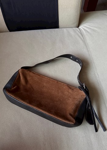 Stradivarius Kahverengi Süet Kemer Detaylı Kadın Çanta