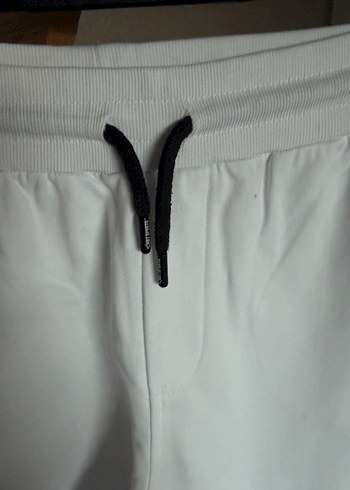 Erkek Beyaz Rahat Kesim Eşofman Altı - Görsel 3