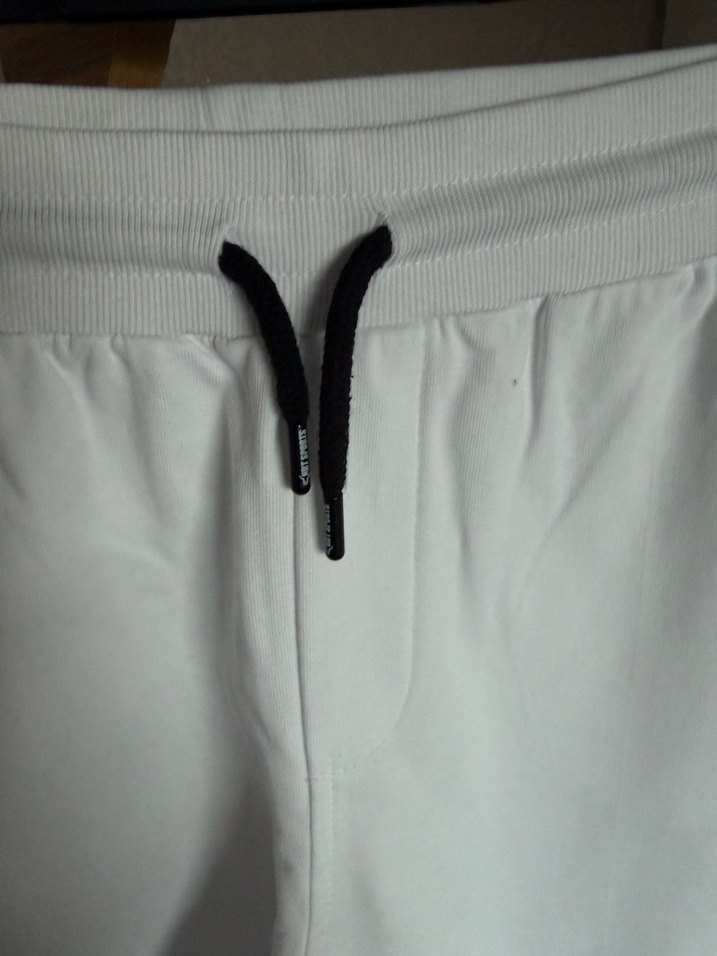 Erkek Beyaz Rahat Kesim Eşofman Altı - Görsel 3