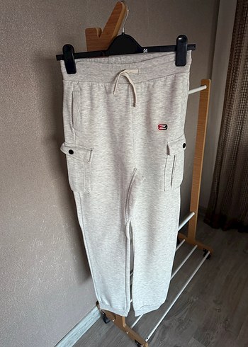 Erkek Gri Rahat Kesim Eşofman Altı - Görsel 2