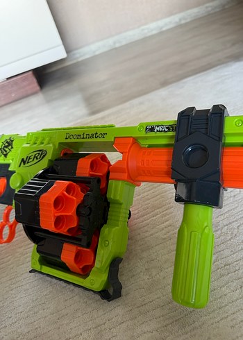 Renkli Yeşil NERF Doom Oyuncak Tüfeği - Görsel 2