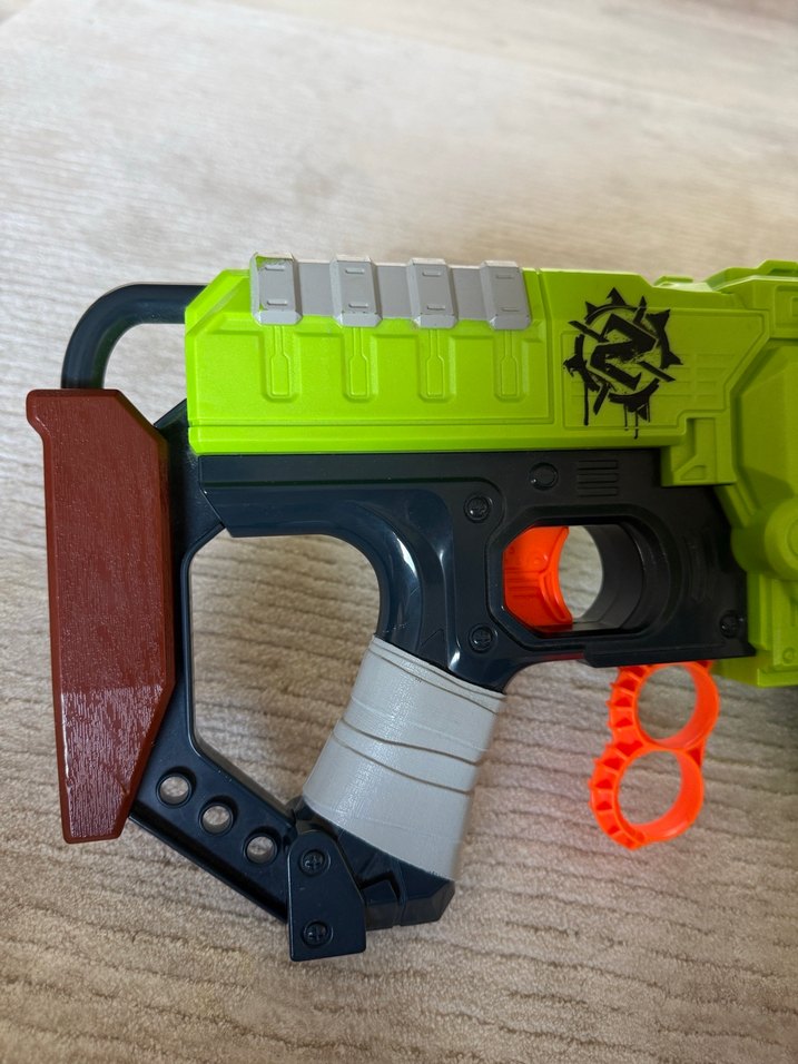 Renkli Yeşil NERF Doom Oyuncak Tüfeği - Görsel 3