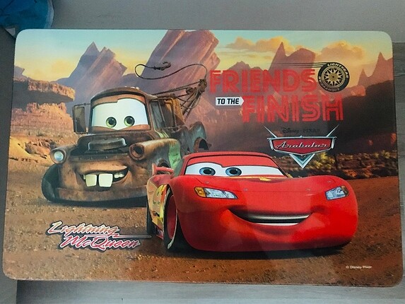 Speed Şimşek McQueen (Arabalar) Masa & Sandalye seti