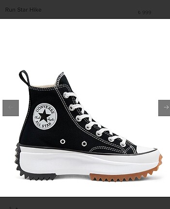 Converse hike star orjinal 38 numara