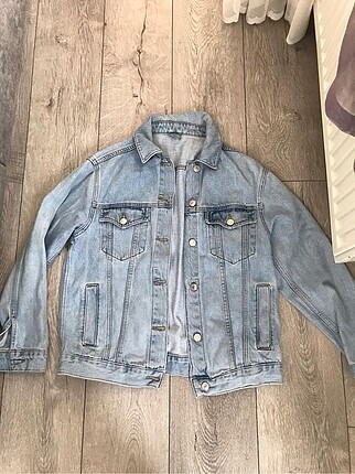 Denim açık mavi kot ceket