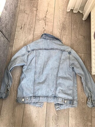 Zara Denim açık mavi kot ceket