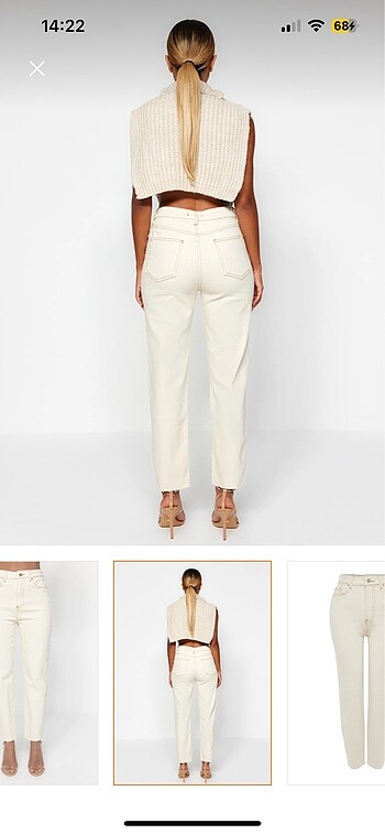 38 Beden Mom jean