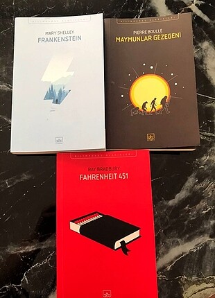 Frankenstein. Fahrenheit 451. Maymunlar gezegeni