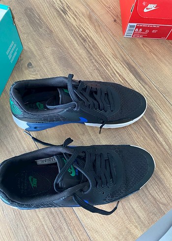 Kadın Siyah Mavi Bağcıklı Spor Ayakkabı - Görsel 4