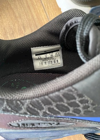 Kadın Siyah Mavi Bağcıklı Spor Ayakkabı - Görsel 3