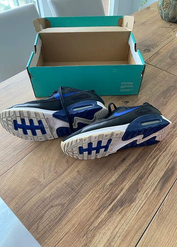 Kadın Siyah Mavi Bağcıklı Spor Ayakkabı - Görsel 2