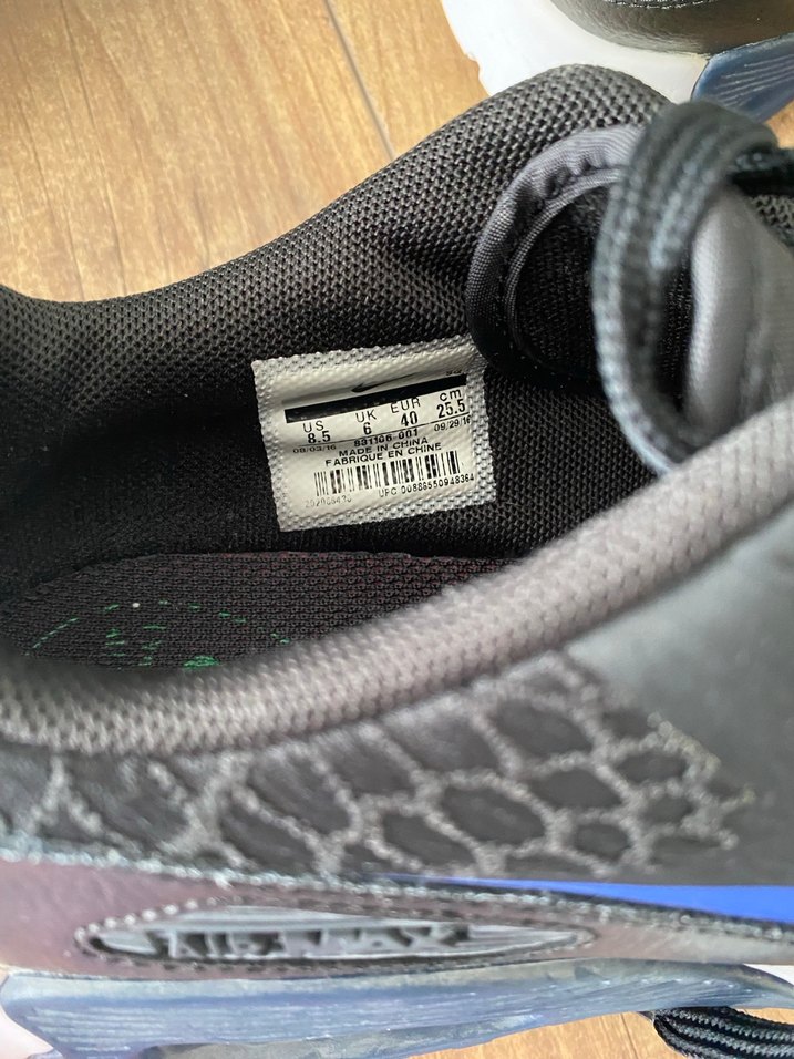 Kadın Siyah Mavi Bağcıklı Spor Ayakkabı - Görsel 3