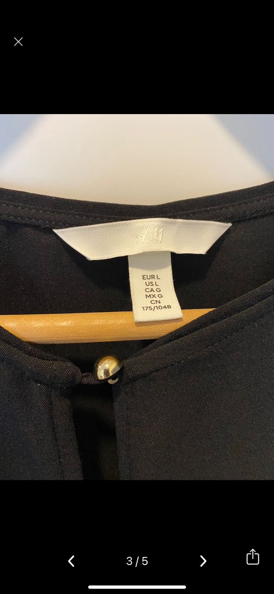 Düğmeli Siyah Midi Kadın Tunik - Görsel 3