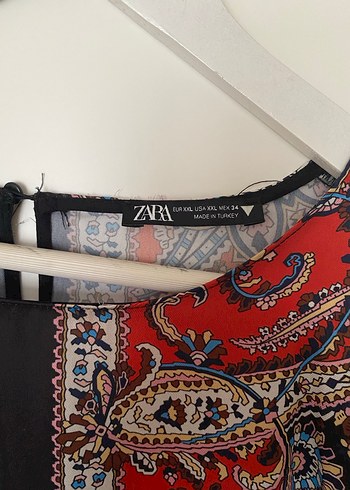 Uzun Desenli Bohem Kimono - Görsel 3