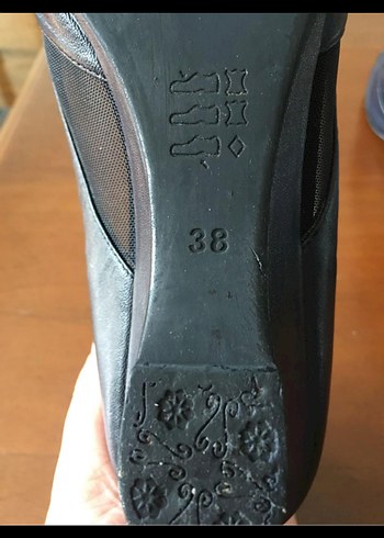 Lacivert Kadın Dolgu Topuklu Ayakkabı - Görsel 3