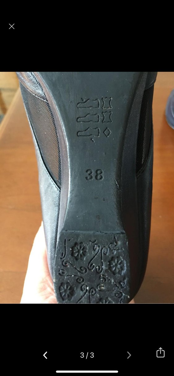 Lacivert Kadın Dolgu Topuklu Ayakkabı - Görsel 3