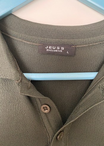 Düğmeli Kısa Kollu Yeşil Polo Tişört - Görsel 2