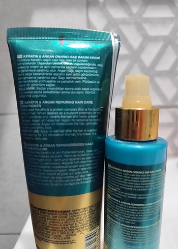 Bioxcin Keratin & Argan Onarıcı Saç Bakım Kremi - Görsel 2