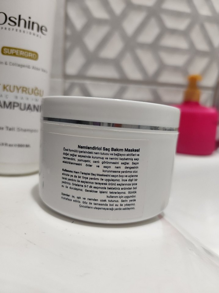 Oshine At Kuyruğu Şampuanı ve Nemlendirici Saç Maskesi - Görsel 3