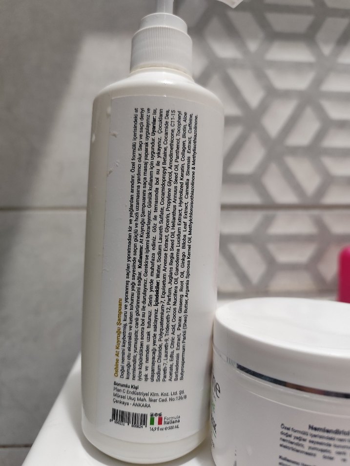 Oshine At Kuyruğu Şampuanı ve Nemlendirici Saç Maskesi - Görsel 2