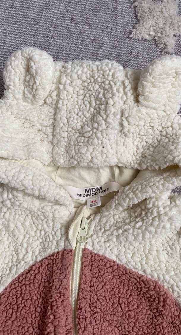 Kapüşonlu Bebek tulumu - Görsel 3