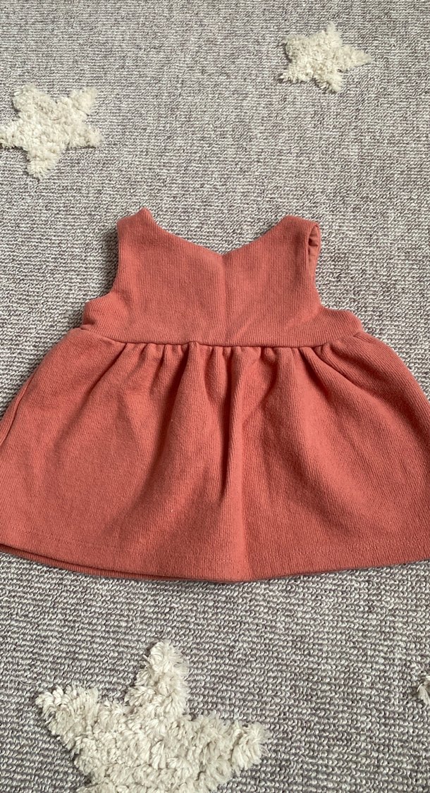 Nakışlı Örme Kolsuz Kız Elbisesi - Görsel 2