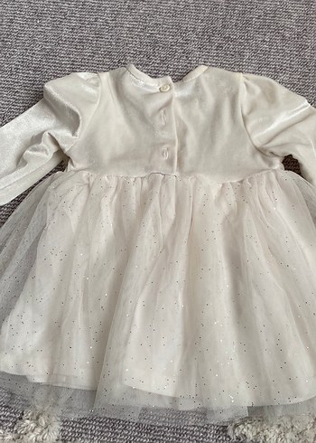 Beyaz kız bebek elbise - Görsel 2