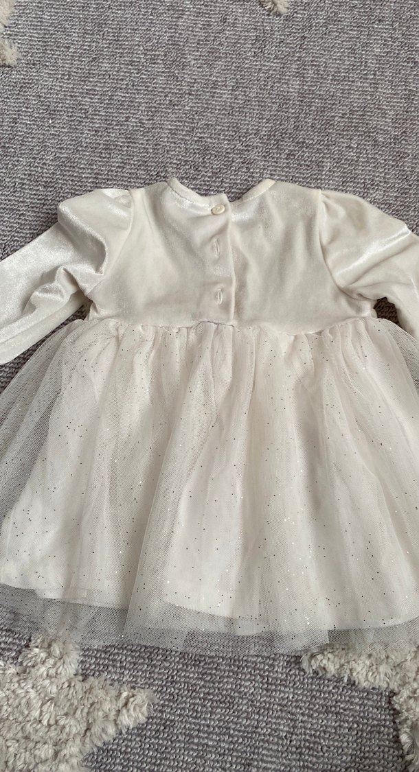 Beyaz kız bebek elbise - Görsel 2
