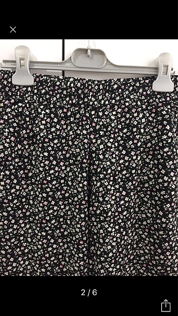 H&M Sıfır yazlık çiçekli pantolon