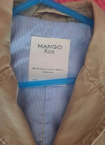 10 Yaş Beden Mango çocuk ceket 9-10 yaş