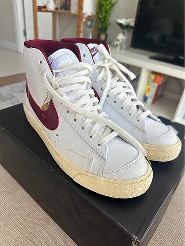 41 Beden beyaz Renk Nike Blazer Mid Boğazlı Spor Ayakkabı