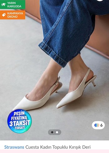 Beyaz Topuklu Kadın Ayakkabı - Stiletto