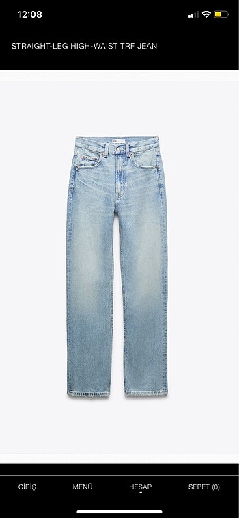 Zara straight jean