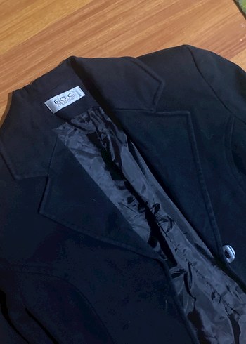 s Beden Düğmeli Siyah Kadın Blazer Ceket