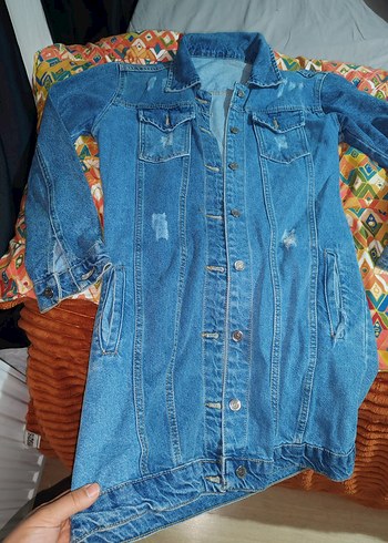 Diğer Mavi Denim Gomlek Ceket