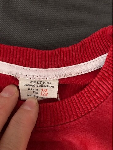 8 Yaş Beden kırmızı Renk Swett