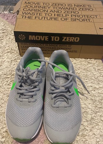 38 Beden gri Renk Gri Nike Basketbol Ayakkabısı Velcro Detaylı