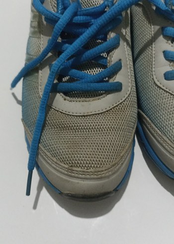 Mavi Bağcıklı Kadın Spor Ayakkabı - Görsel 2