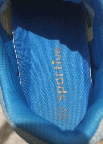 Mavi Bağcıklı Kadın Spor Ayakkabı - Görsel 6