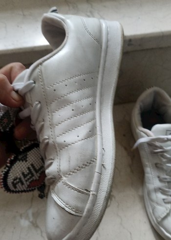 Adidas Beyaz Kadın Spor Ayakkabı - Görsel 6