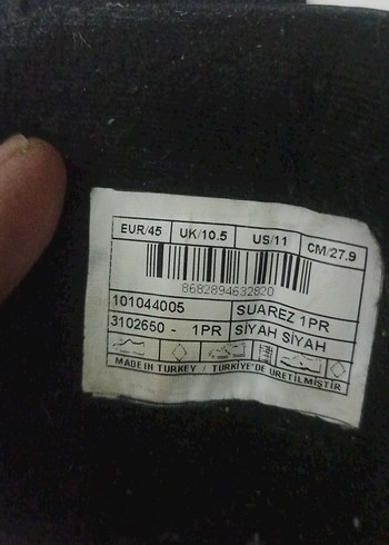 Siyah Deri erkek postal bot - Görsel 5