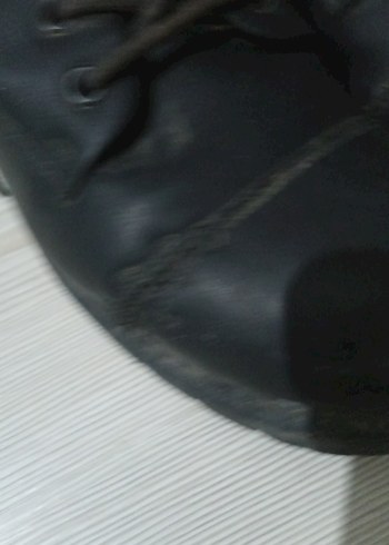 Siyah Deri erkek postal bot - Görsel 2